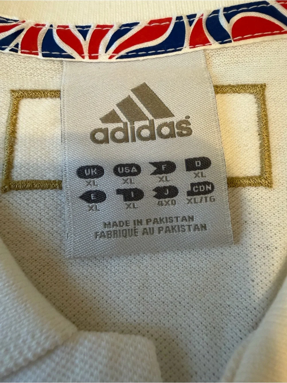 adidas chest branding